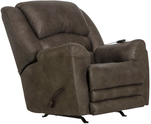 Catnapper® Hayden Steel Rocker Recliner with Heat and Massage-0
