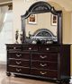 Furniture of America® Syracuse 4-Piece Dark Walnut Queen Bedroom Set-1