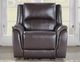 Steve Silver Co. Alexandria Chocolate Leather Power Recliner-1