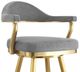 Armen Living Justin Anchor Gray/Gold Swivel Bar Stool-3