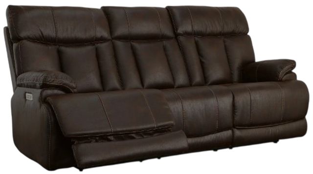 Flexsteel® Clive Brown Power Reclining Sofa with Power Headrests and Lumbar-1