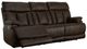 Flexsteel® Clive Brown Power Reclining Sofa with Power Headrests and Lumbar-1