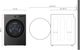 LG 7.8 Cu. Ft. Black Steel Ventless Electric Dryer-3