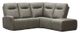 Elran Mathis Brown Manual Reclining Sectional-0