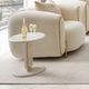 Michael Amini® Sassani Gold/Pearl White End Table-1