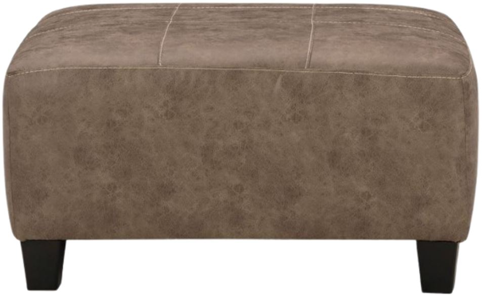 Navi Oversized Accent Ottoman - Fossil