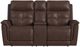 Flexsteel® Ranger Rustic Brown Power Reclining Loveseat with Console-1