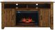 Jofran Inc. Cannon Valley Brown 60'' Fireplace with Logset-2