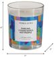 Sagebrook Home 4" Blue/White I Chase Goals Boxed Candle-5
