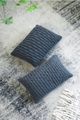 A & B Home Gray 14"x20" Knit Throw Pillow-3