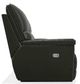 La-Z-Boy® Norris Shitake Leather Power Reclining Loveseat with Headrest and Console-2