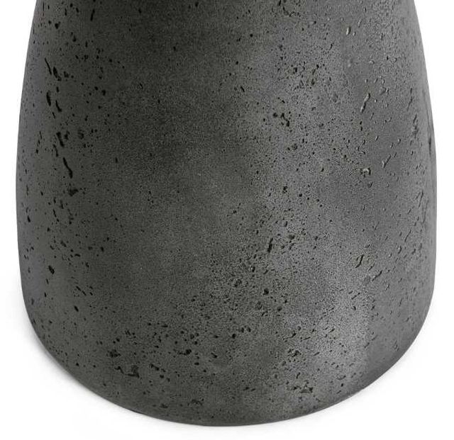 Classic Home Collins Dark Gray 16" Outdoor Concrete Accent Table-4