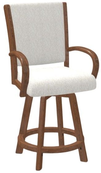 Chromcraft Customizable Camryn Counter Height Swivel Dining Stool-4