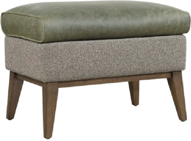 Hooker® Furniture Camille Potenza Graphit/Siena Moss Ottoman-0