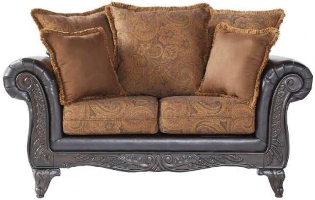 Hughes Furniture® 7685 San Marino Chocolate Loveseat-0