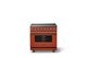 Viking® 5 Series 36" Spiced Cider Pro Style Induction Range with Polished Chrome Trim-3
