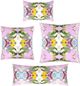 Laura Park Designs Poppy Pink 22" x 22" Pillow-1