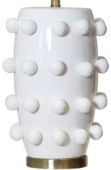 Harp & Finial® Marni White Table Lamp-1
