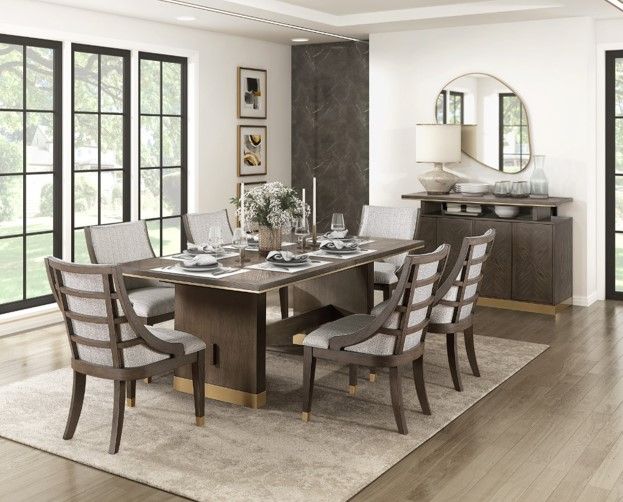 Homelegance® Griffin Beige/Brown Arm Chair-1
