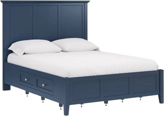 Modus Furniture Grace Blueberry Eastern King Platform Storage Bed-0