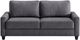 Luonto® Furniture Nico Rene/Walnut Queen Sleeper Loveseat-2