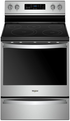 Whirlpool® 30" Fingerprint Resistant Stainless Steel Freestanding Electric Range