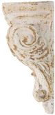 A & B Home 6-Piece Antique Cream Wall Shelf Set-3