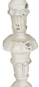 A & B Home Magnesia Weathered White Candle Holder-2