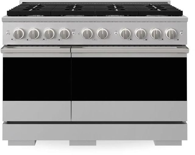 ZLINE Marino 48" Stainless Steel Pro Style Gas Range with 8 Brass Burner-0