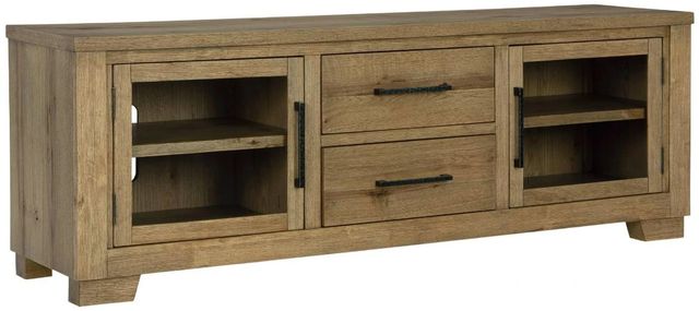 Signature Design by Ashley® Galliden Light Brown 80" TV Stand-0