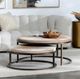 Classic Home Hayword 2-Piece Blonde Nesting Coffee Table Set-1