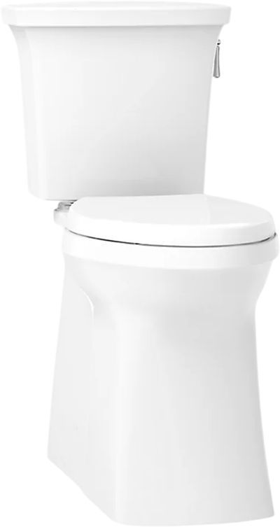 KOHLER® Corbelle® White Tall 2-Piece Right-Hand Trip Elongated Toilet with Skirted Trapway, 1.28 Gpf-0