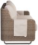 Flexsteel® Vista Cast Ash/Warm Gray Wicker Outdoor Loveseat-2