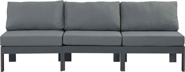 Meridian Furniture Nizuc Grey Outdoor Patio Modular Sofa-1