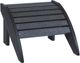 C R Plastic Black Footstool-0