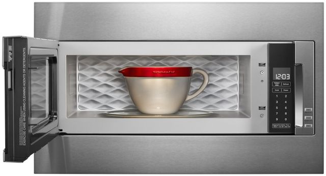KitchenAid® 1.1 Cu. Ft. Stainless Steel Built In Microwave-5