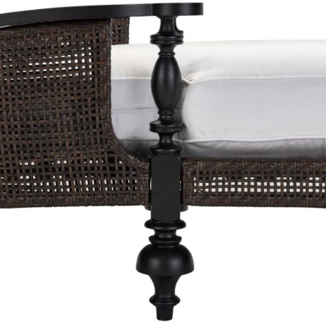 Lane Venture® Hemingway Islands Black Truffle/White Adjustable Chaise-2