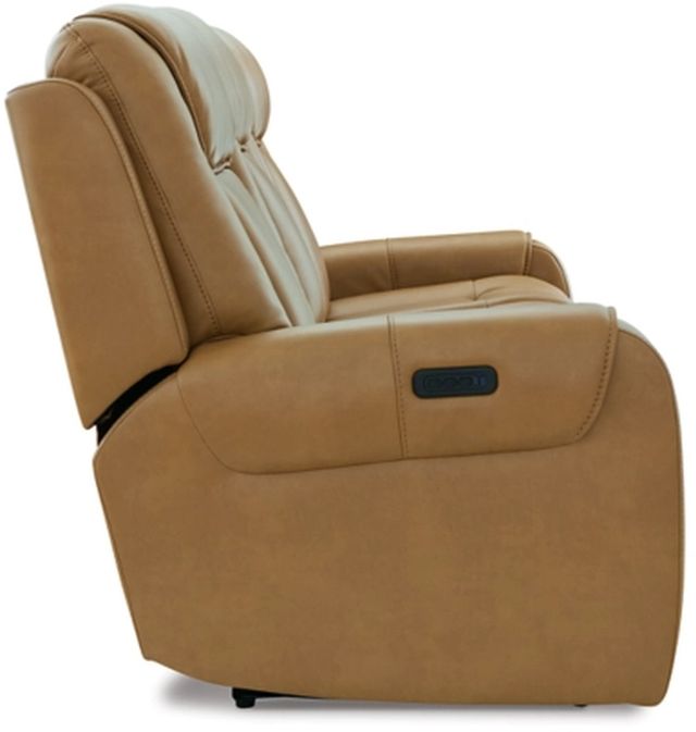 Signature Design by Ashley® Card Player Cappuccino Power Reclining Sofa-2
