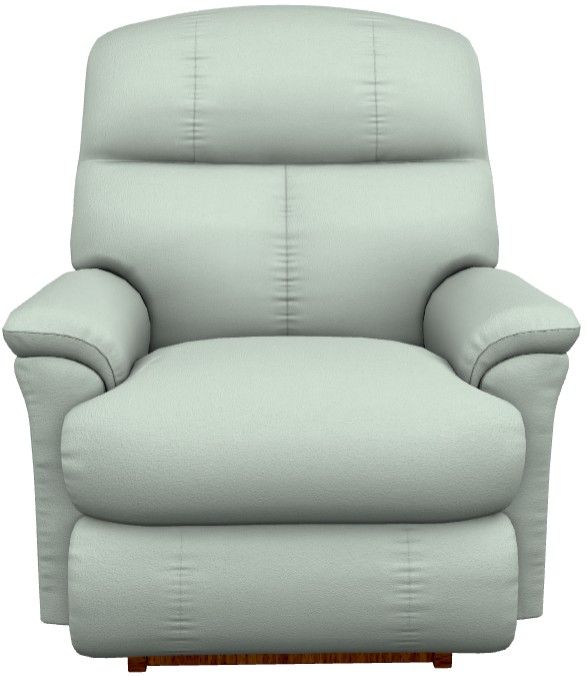 La-Z-Boy® Reed Seafoam Leather Power Rocking Recliner with Headrest-1