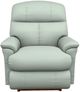 La-Z-Boy® Reed Seafoam Leather Power Rocking Recliner with Headrest-1