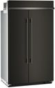 KitchenAid® 48" 30 Cu. Ft. Black Ore Built In Side-by-Side Refrigerator with Platinum Interior-1
