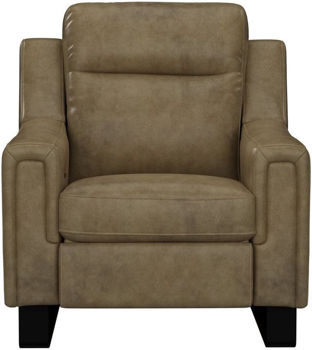 Emerald Home Teagan Barrel Brown Dual Power Recliner-3