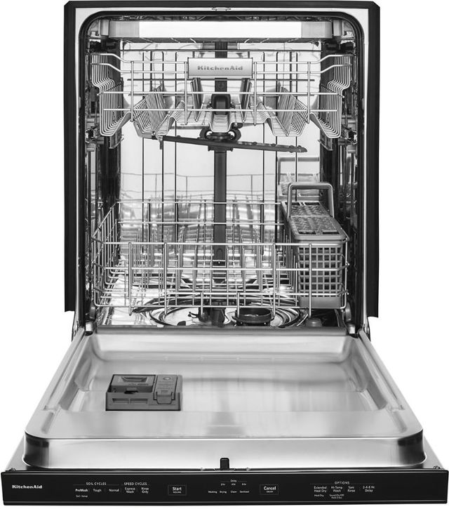 KitchenAid® 24" Stainless Steel with PrintShield™ Finish Built In Dishwasher-1