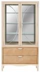 Michael Amini® Malibu Crest Blush/Chardonnay Display Cabinet -1