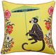 Stylecraft Dann Foley Lifestyle Black/Yellow Designer Throw Pillow-0