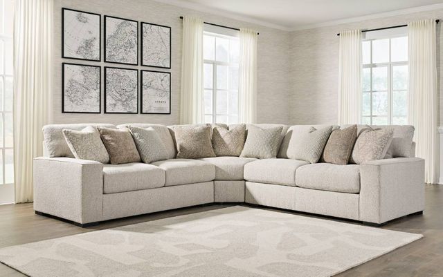 Benchcraft® Ballyton 3-Piece Sand Curved Sectional-1