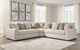 Benchcraft® Ballyton 3-Piece Sand Curved Sectional-1