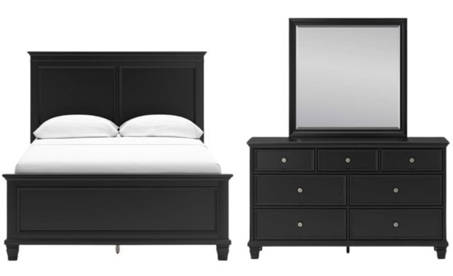 Signature Design by Ashley® Lanolee 3-Piece Black Twin Panel Bedroom Set-0