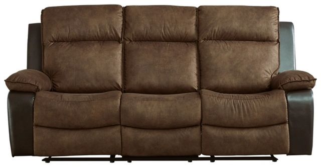Signature Design by Ashley® Woodsway Brown Reclining Sofa-2