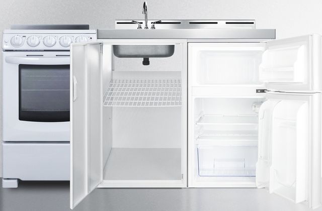 Summit® 60" White All-In-One Kitchenette-2
